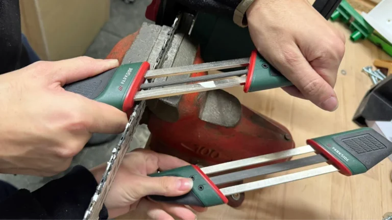 Test Parkside ruční ostřičky pilových řetězů: Levné řešení, které v&nbsp;praxi selhalo