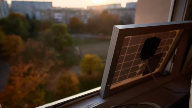 Solární panel do okna: Dostupné varianty pro paneláky i&nbsp;byty už jsou na trhu, vědci ale slibují skutečnou revoluci