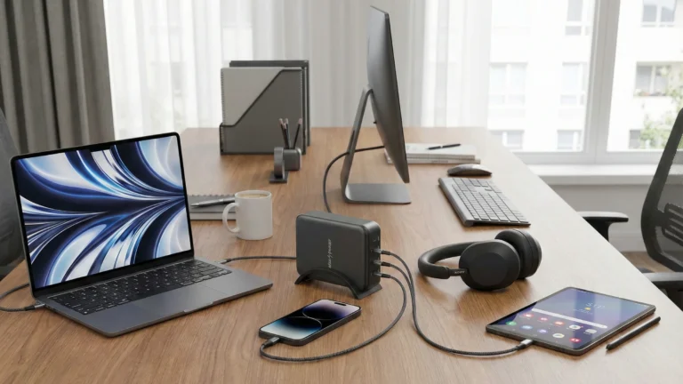 Novinka z&nbsp;Alzy: Výkonná nabíječka má 4 USB, utáhne i&nbsp;váš notebook a&nbsp;další 3 zařízení