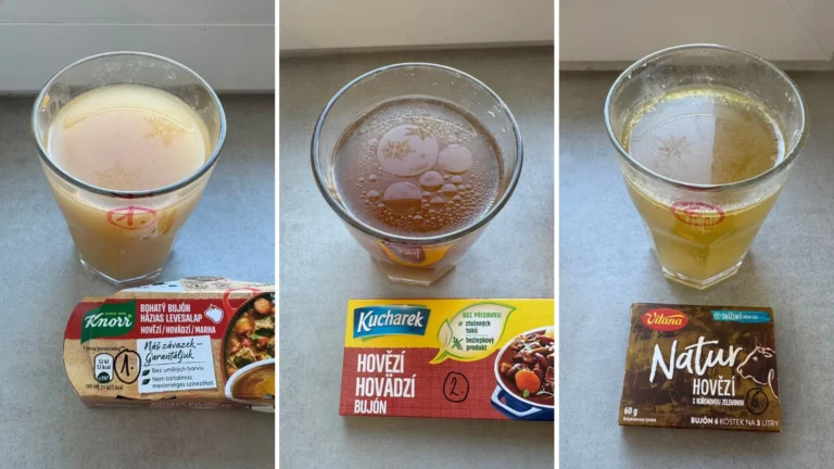 Nejhorší bujóny z&nbsp;testu (2026): Zklamáním se stala Vitana, doplnil ji rozporuplný Knorr