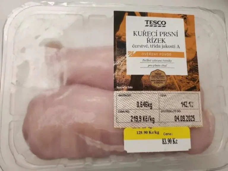 V&nbsp;Tescu se prodávalo nebezpečné kuřecí maso z&nbsp;Ukrajiny, obsahovalo bakterii Salmonella