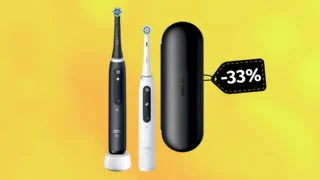 Sleva dne: Sada dvou elektrických zubních kartáčků Oral-B iO 5&nbsp;je nyní o&nbsp;33&nbsp;%&nbsp;levnější