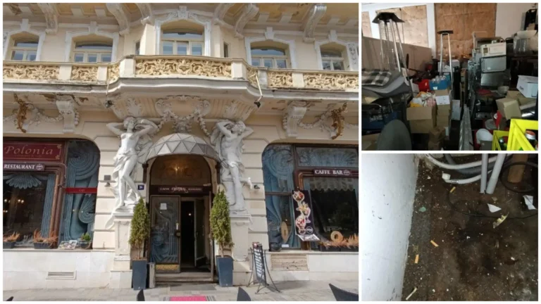 Inspektoři uzavřeli část restaurace v&nbsp;Mariánských Lázních: Mezi potravinami ležely pneumatiky a&nbsp;zednické nářadí