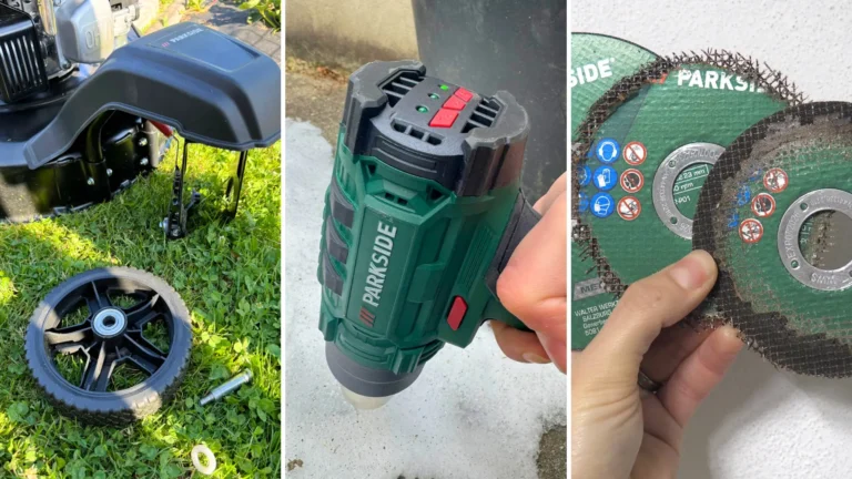 Co bych si z&nbsp;Parkside znovu nekoupila: Po 120+ testech vím, kde to opravdu selhává. Kotouč se rozpadl