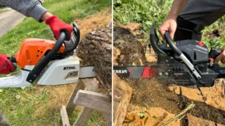 Levná vs. drahá motorová pila pohledem uživatelů: Parkside za 2000&nbsp;Kč&nbsp;má na první pohled spoustu výhod, vítězí ale Stihl