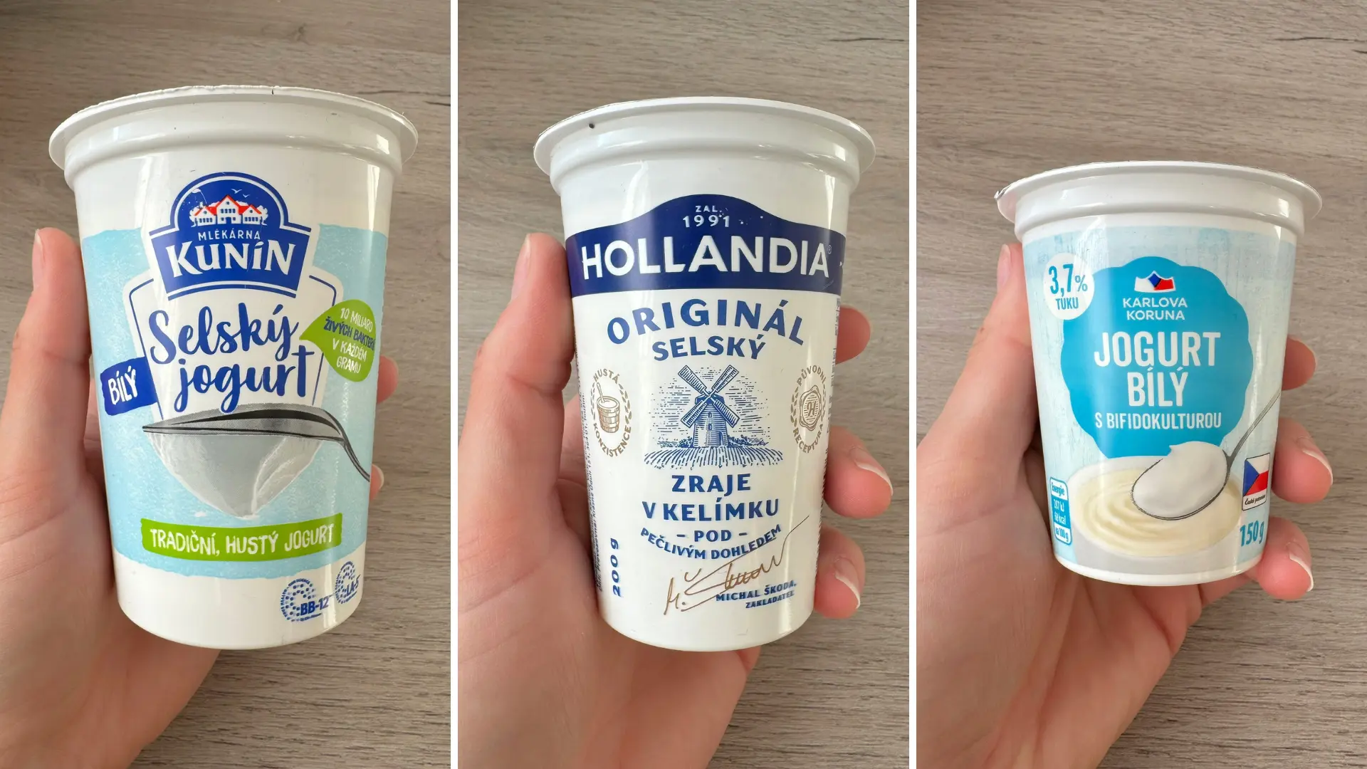 Nejlepší bílé jogurty (Test 2026): Vyhrála Hollandia, překvapil ale i&nbsp;levný jogurt z&nbsp;malého supermarketu