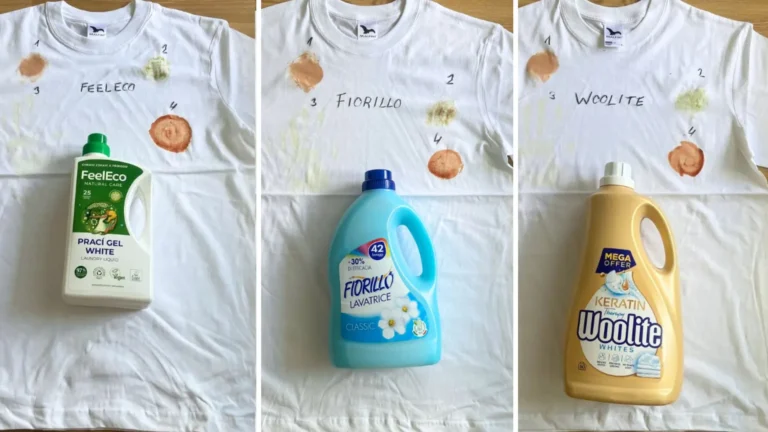 3 nejhorší prací gely z&nbsp;testu 31 gelů (2026): Woolite zklamal, drahý Feel Eco cenu neobhájil