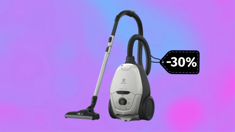 Tichý vysavač s&nbsp;HEPA filtrem je o&nbsp;30&nbsp;%&nbsp;levnější: Alergici si ho oblíbí, nikdy nestál tak málo