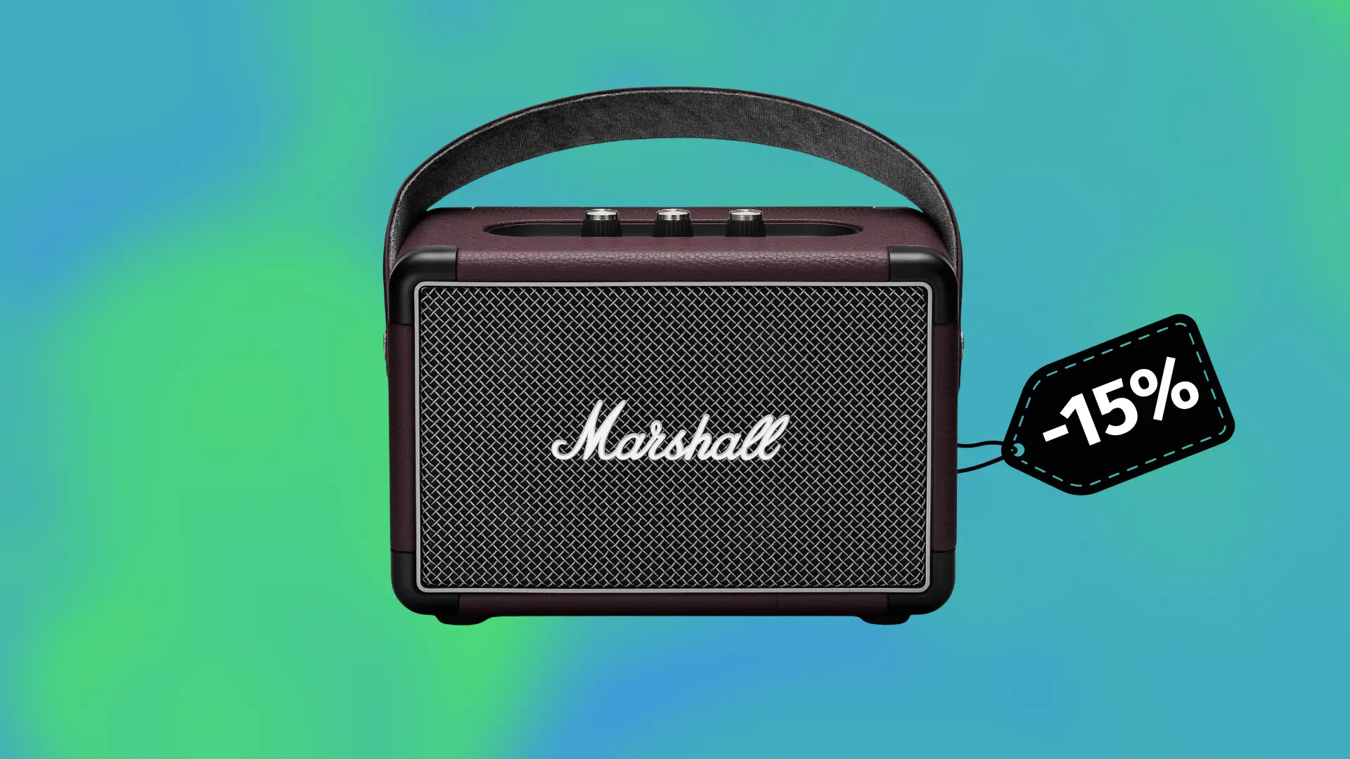 Sleva dne: Rockový bezdrátový reproduktor Marshall Kilburn II teď s&nbsp;akčním kódem koupíte o&nbsp;15&nbsp;%&nbsp;levněji