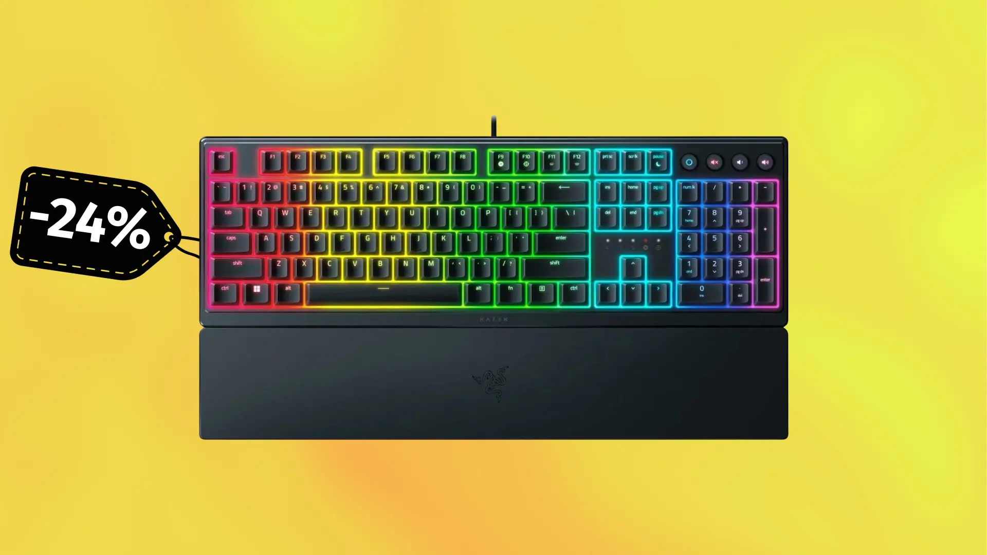 Sleva dne: S&nbsp;tímto kódem pořídíte herní klávesnici Razer Ornata V3&nbsp;se slevou 24&nbsp;%