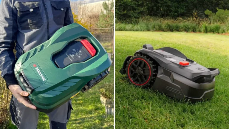 Robotické sekačky Parkside zlevnily až o&nbsp;4&nbsp;000&nbsp;Kč: Jednu mám vyzkoušenou, u&nbsp;druhé bych byla opatrná