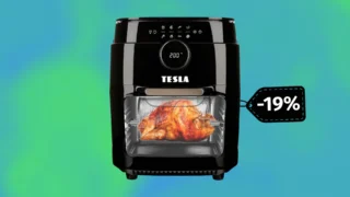 Sleva dne: Multifunkční fritéza Tesla AirCook & Grill zlevnila o&nbsp;19&nbsp;%, nahradí troubu, gril i&nbsp;sušičku