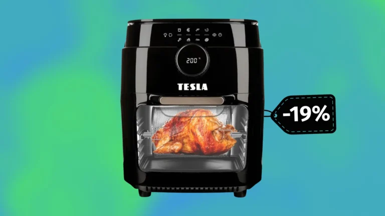 Sleva dne: Multifunkční fritéza Tesla AirCook & Grill zlevnila o&nbsp;19&nbsp;%, nahradí troubu, gril i&nbsp;sušičku
