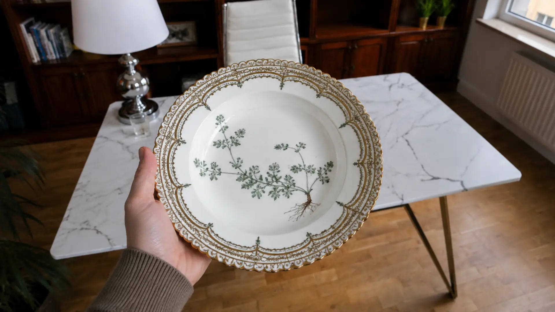 Koupil bednu starého porcelánu za 1&nbsp;600&nbsp;Kč: Na rubu talíře objevil znak vzácné Flory Daniky s&nbsp;hodnotou 2,5 milionu Kč