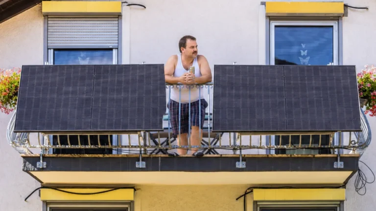 Levné solární panely skrývají problém (2026): Češi je zapojují na balkónech, bez ohlášení distributorovi hrozí pokuta