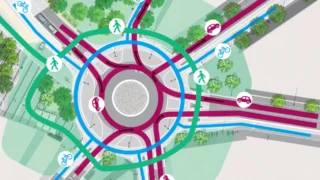 Nový typ kruhového objezdu (2026): Cyklisté na něm dostávají přednost před auty. Češi na dovolené můžou být překvapení