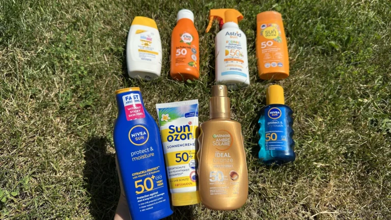 Vyzkoušela jsem 8 opalovacích krémů z&nbsp;drogerie (Test 2026): Můj favorit je Nivea, ale rodiny s&nbsp;dětmi osloví krém legenda