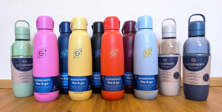 Test lahví SodaStream FIZZ&GO 2026: Stylové lahve na perlivou vodu obstály ve 4členné rodině