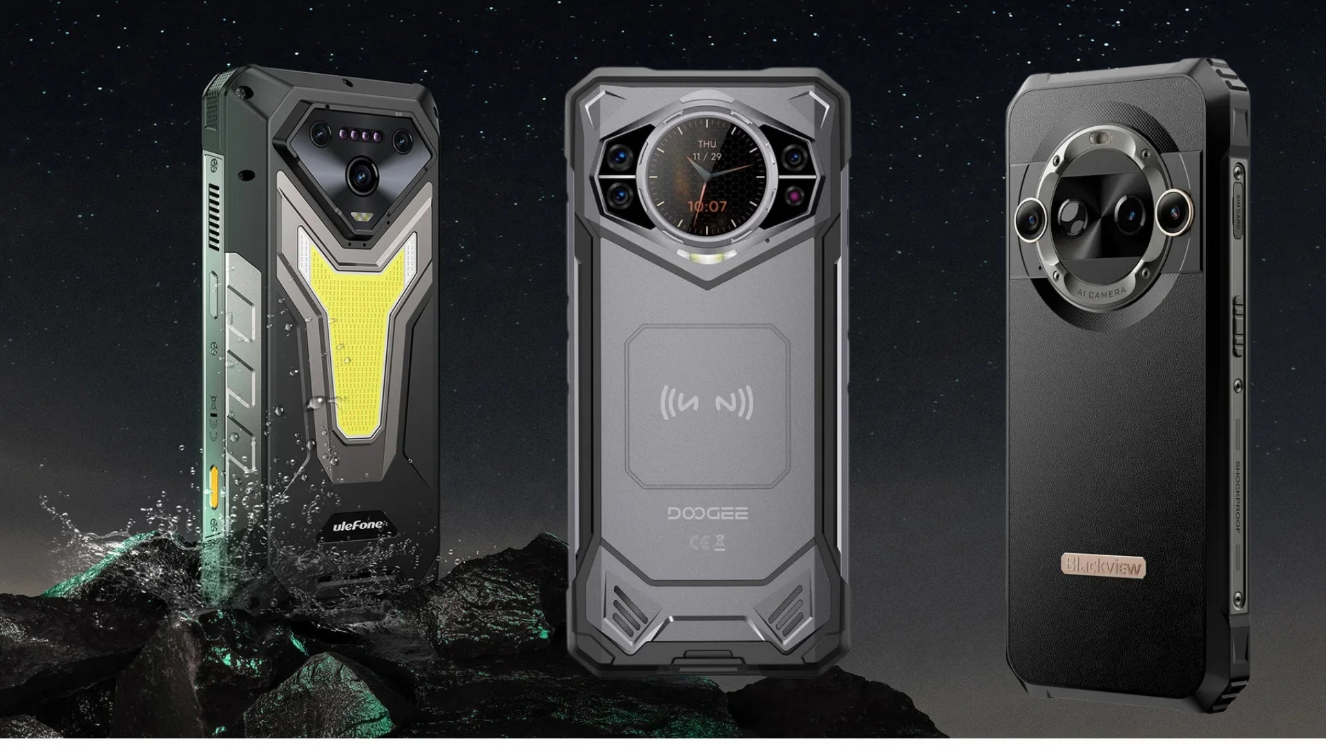 Nejlepší 3 odolné mobily (červenec 2026): Ulefone funguje i&nbsp;jako projektor, Blackview sází na termokameru
