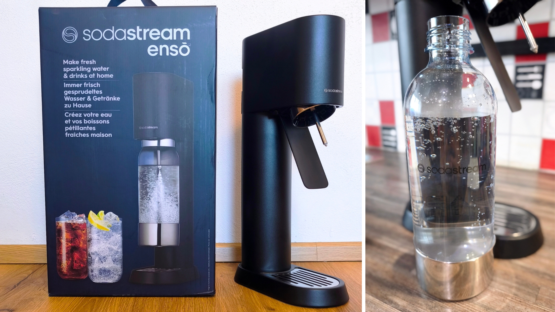 Testovala jsem SodaStream ENSO Black (2026): Designový výrobník sody, který je silně návykový