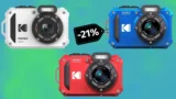 Sleva dne: Digitální fotoaparát Kodak WPZ2&nbsp;je nyní o&nbsp;21&nbsp;%&nbsp;levnější, hodí se do vody i&nbsp;na hory