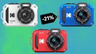 Sleva dne: Digitální fotoaparát Kodak WPZ2&nbsp;je nyní o&nbsp;21&nbsp;%&nbsp;levnější, hodí se do vody i&nbsp;na hory