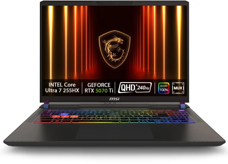 Test MSI Vector 16 HX AI A2XWHG Recenze MSI Vector 16 HX AI A2XWHG