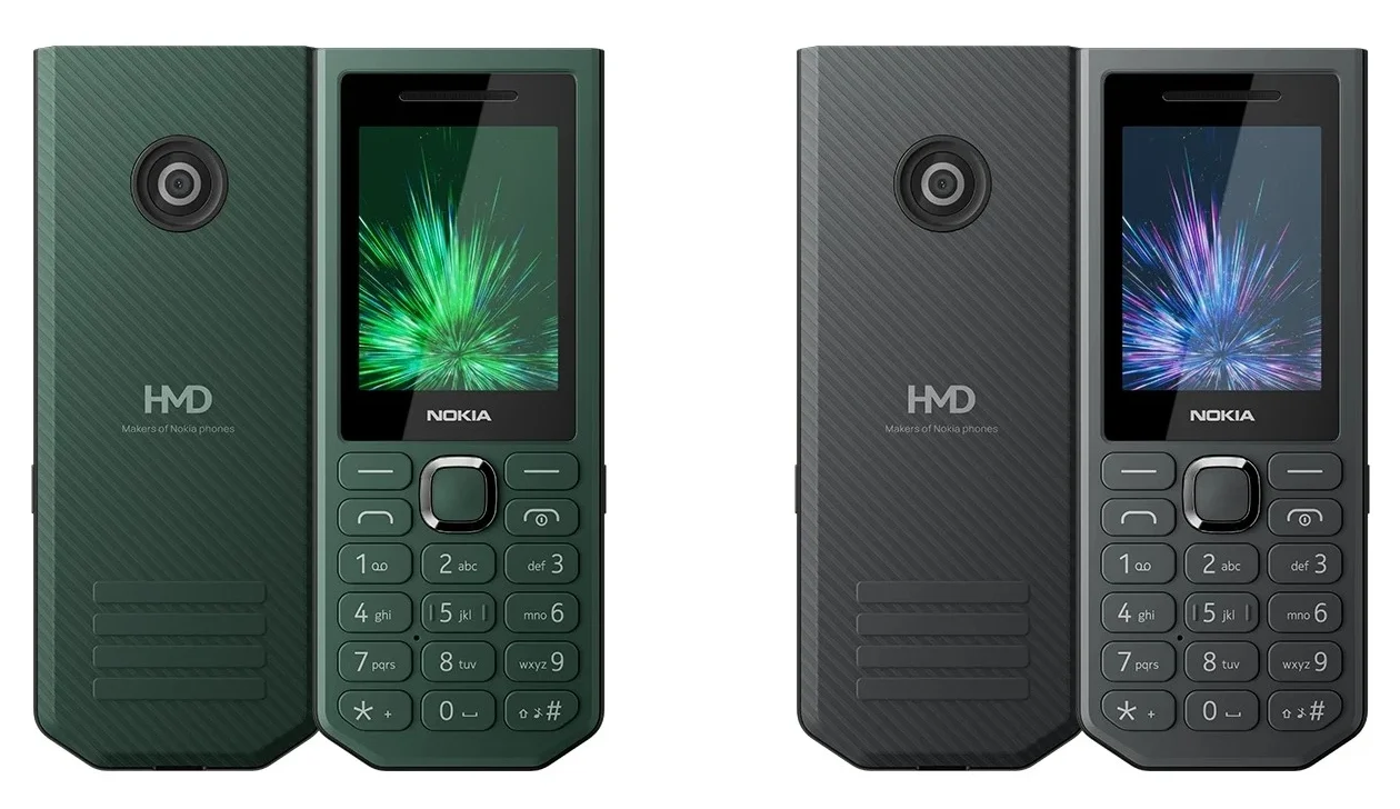 Nokia 300 4G Power Bank v zelené a černé variantě