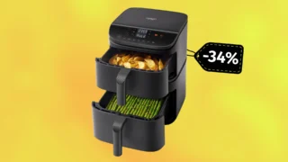 Sleva dne: Horkovzdušná fritéza Cosori Turbo Tower zlevnila o&nbsp;2&nbsp;161&nbsp;Kč, zvládne hlavní chod i&nbsp;přílohu naráz