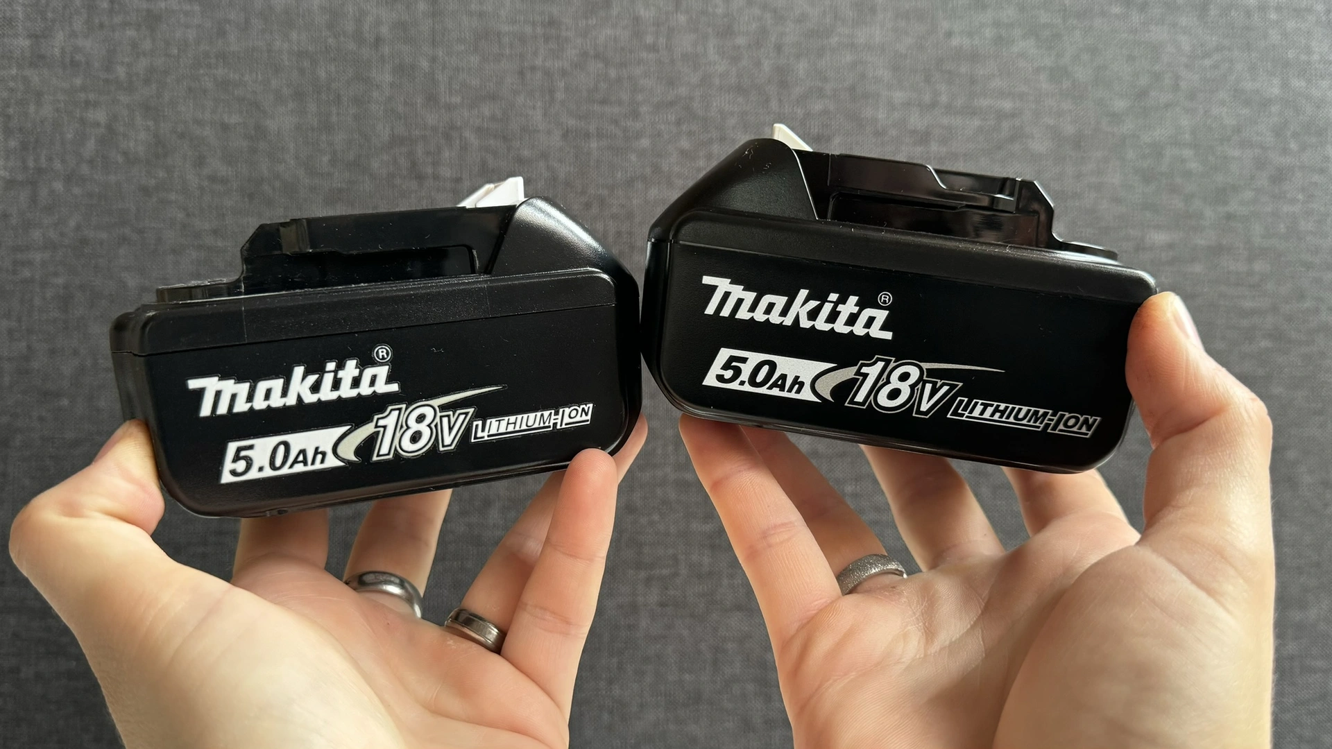 Falešná baterie Makita vs. originál v&nbsp;roce 2026: Padělky prozradí detaily, jiný plast i&nbsp;nižší hmotnost