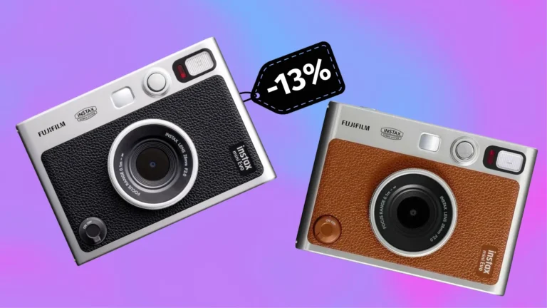 Sleva dne: Fujifilm Instax Mini Evo je teď o&nbsp;13&nbsp;%&nbsp;levnější, kombinuje instantní tisk s&nbsp;digitálními funkcemi