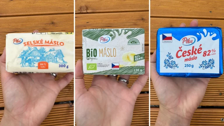 Otestovali jsme 3 másla Pilos z&nbsp;Lidlu (2026): Pilos bio z&nbsp;Česka mezi nejlepšími, polský výrobce selského mezi nejhoršími