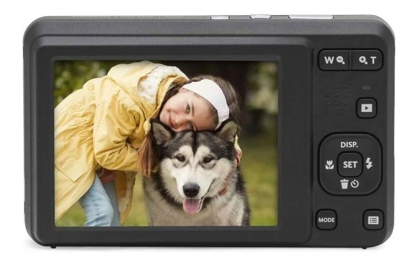 Zadní strana fotoaparátu Kodak FZ55 s displejem