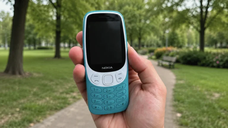 Oblíbená Nokia z&nbsp;90. let je zpět: Modelu 3210 zůstala tlačítka i&nbsp;legendární Had, bez nabíjení vydrží několik dní
