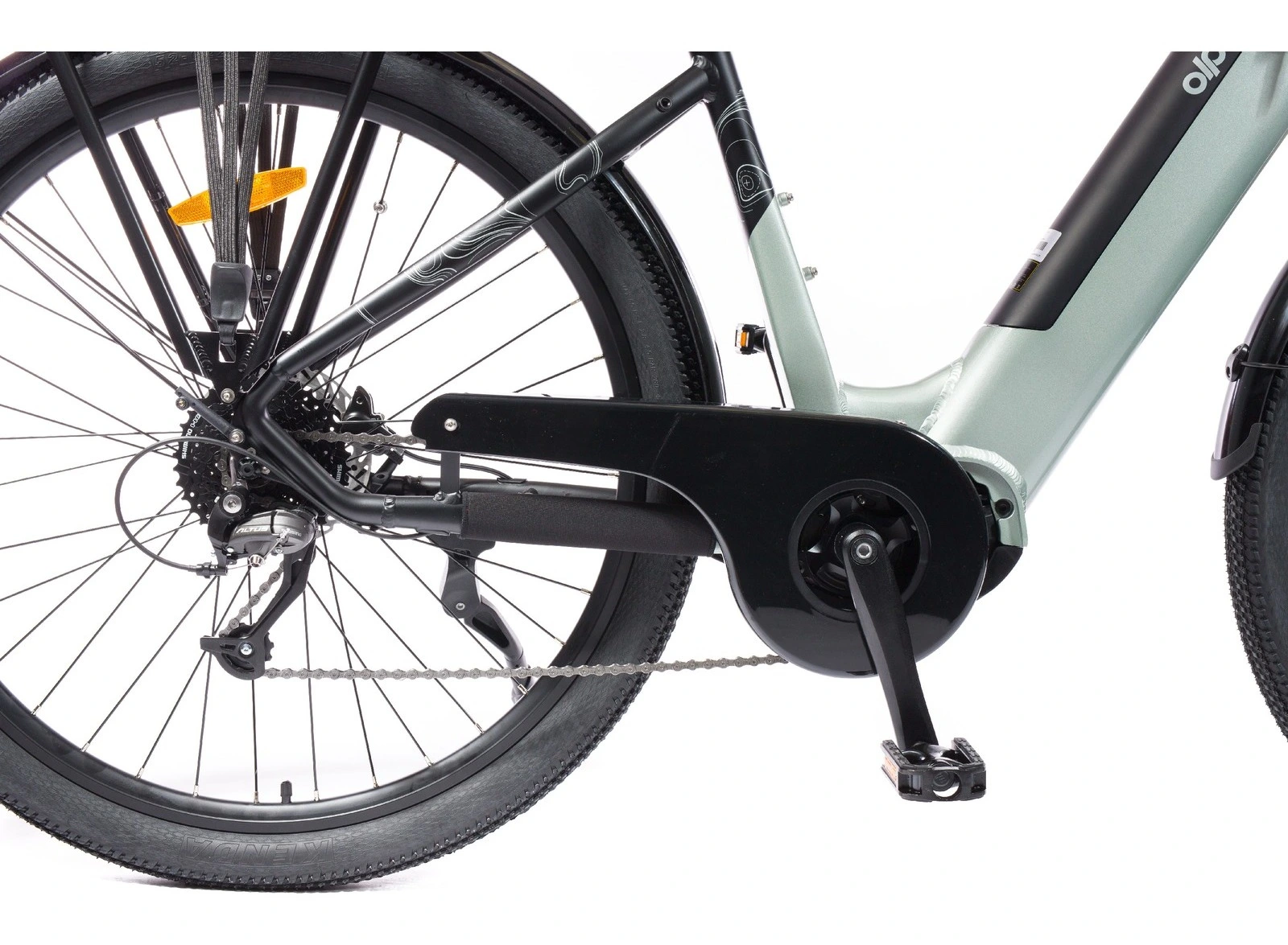 Centrální motor Bafang M410 elektrokola Olpran Ardea Low Step