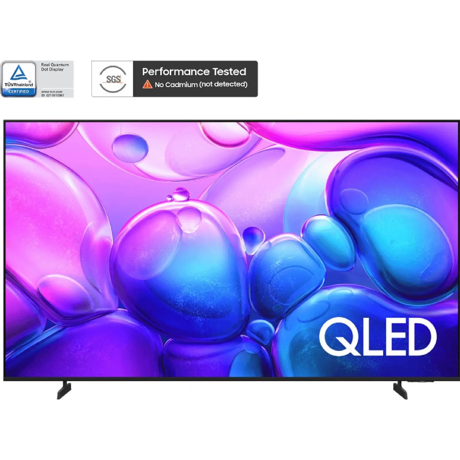 Samsung QE85Q6FAAU QLED televize s certifikacemi TÜV Rheinland a SGS