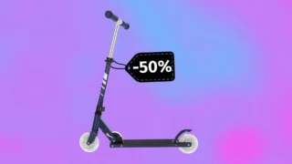 Sleva dne: Dětská koloběžka se svítícími LED kolečky Lupilu padá o&nbsp;50&nbsp;%! Koupíte ji za 399,90&nbsp;Kč.