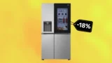 Sleva dne: Prostorná americká lednice LG zlevnila o&nbsp;více než 6&nbsp;000&nbsp;Kč. Nabízí 635 litrů i&nbsp;chytré okno 