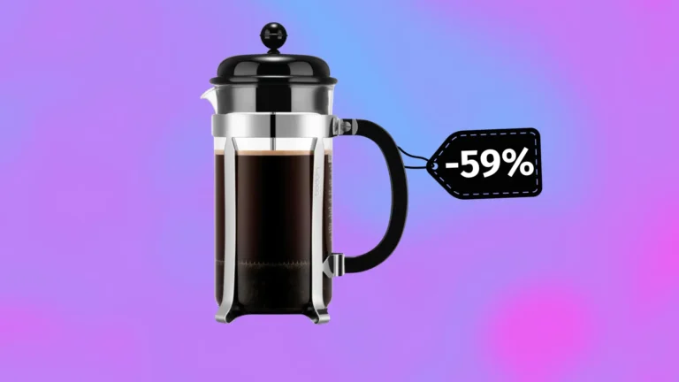 Sleva dne: Ikonický French Press BODUM CAFFETTIERA v&nbsp;obří 59% slevě! Koupíte ho za 399,90&nbsp;Kč.