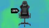 Sleva dne: Herní židle Rapture BLAZE RGB je teď o&nbsp;26&nbsp;%&nbsp;levnější, nabídne pohodlí i&nbsp;efektní RGB podsvícení