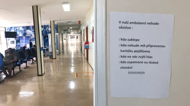 Kdo zaklepe, nebude ošetřen: Cedule z&nbsp;ambulance rozdělila Čechy, ze zákona to lékař udělat nesmí
