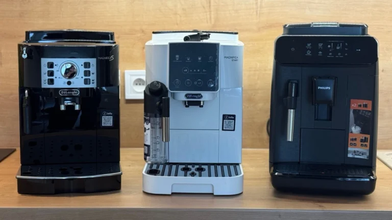 Testovala jsem 3 automatické kávovary (2026): Levnější De’Longhi vyhrál, automat za 9&nbsp;000&nbsp;Kč&nbsp;boduje u&nbsp;mléka