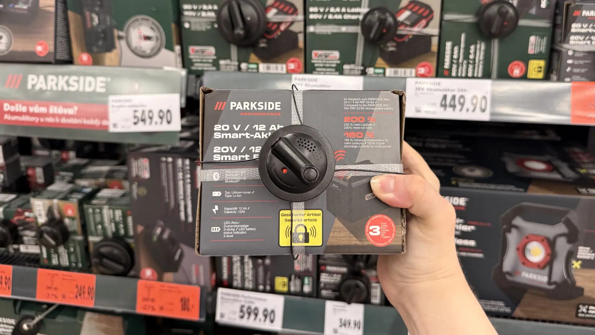 Rychle do Kauflandu: Parkside baterie tam teď zlevnili až o&nbsp;41&nbsp;%. Některé stojí jen pár stovek